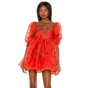 Selkie Strawberry Puff Dress